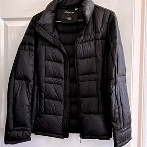 Calvin Klein Women's Quilted Black Puffer Coat